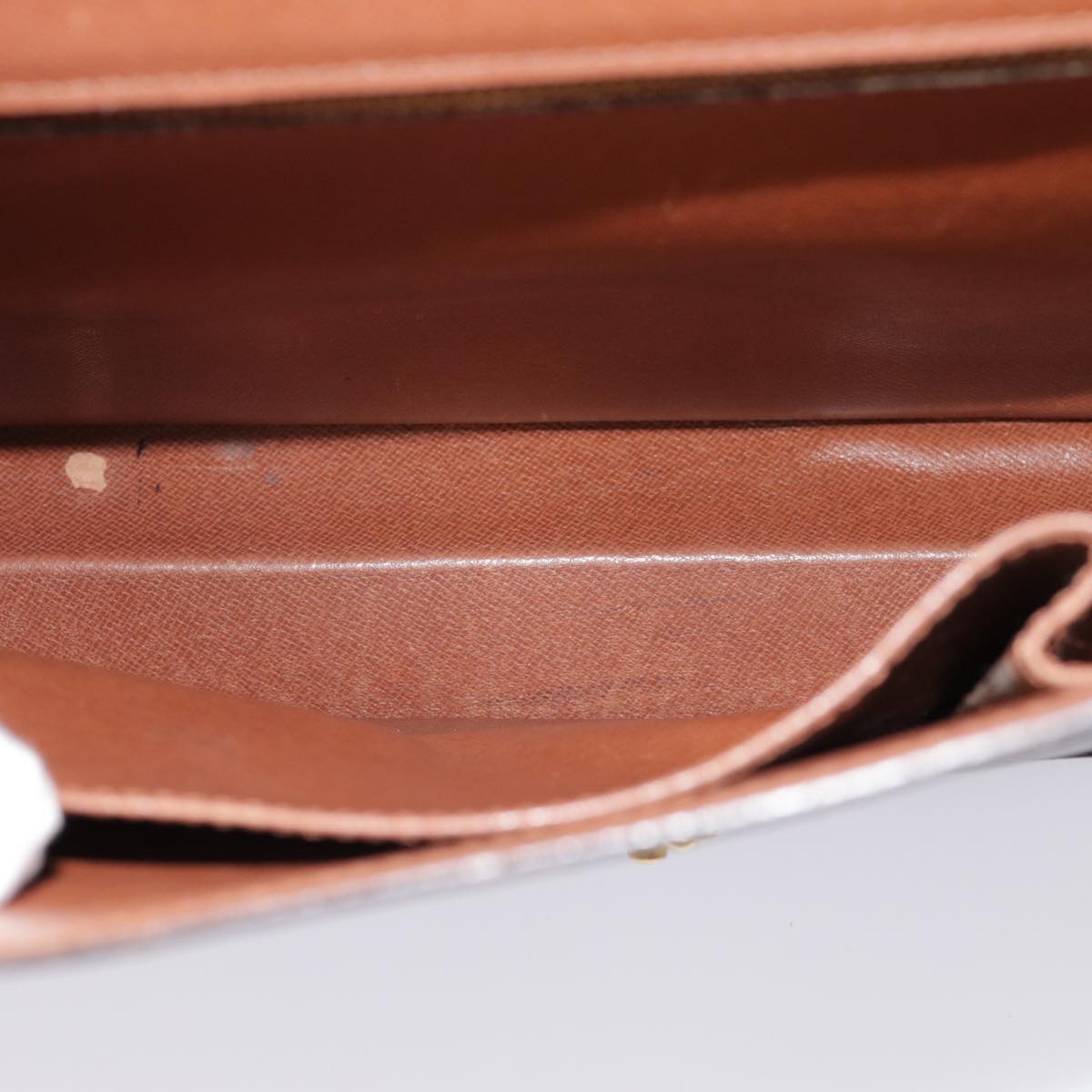 Louis Vuitton Document Case Brown Canvas Briefcase Bag