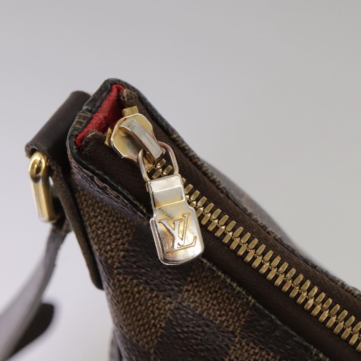 Louis Vuitton Bloomsbury Brown Canvas Shoulder Bag