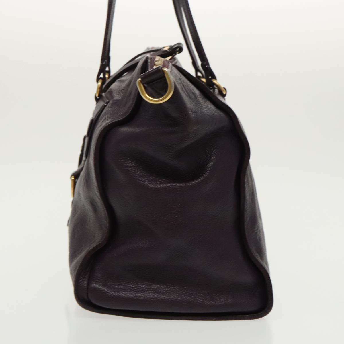 Louis Vuitton Lumineuse Purple Leather Shoulder Bag
