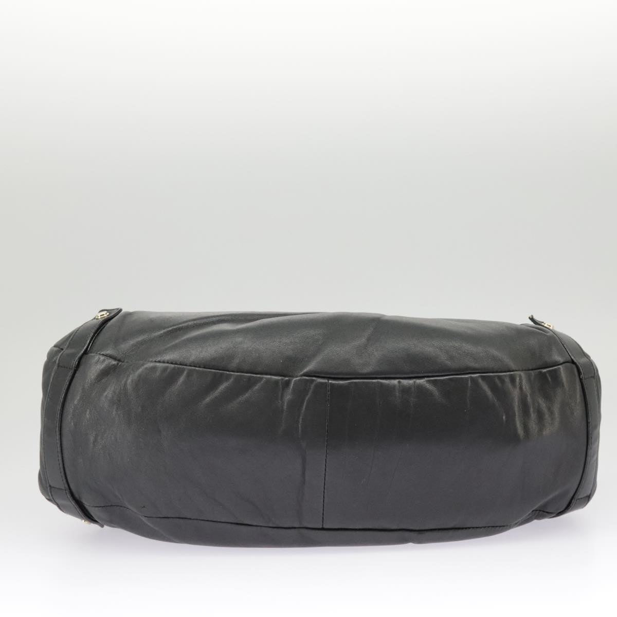 Gucci Abbey Black Leather Tote Bag