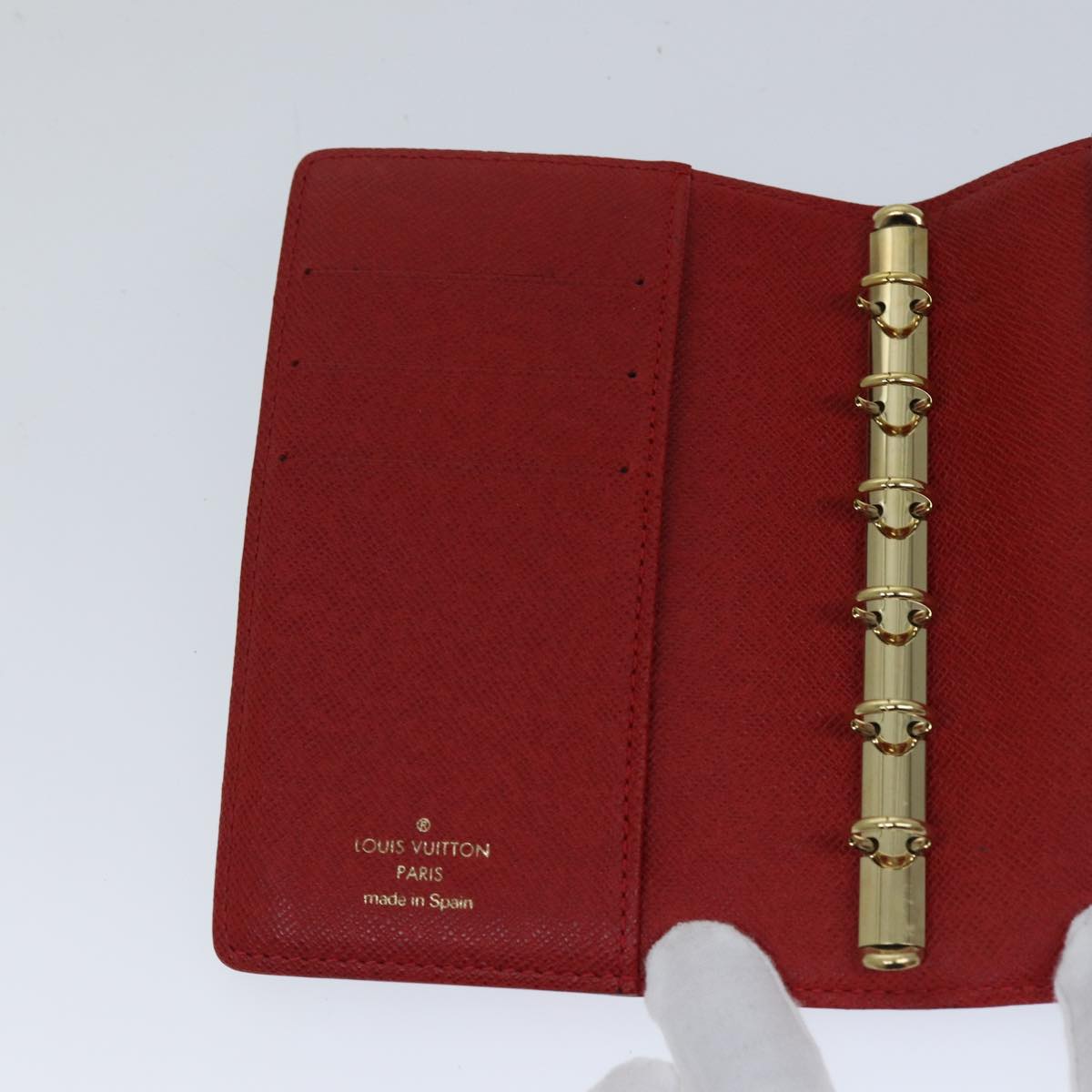 Louis Vuitton Agenda Pm Brown Canvas Wallet