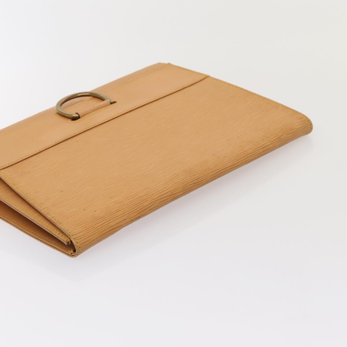 Louis Vuitton Jena Beige Leather Clutch Bag