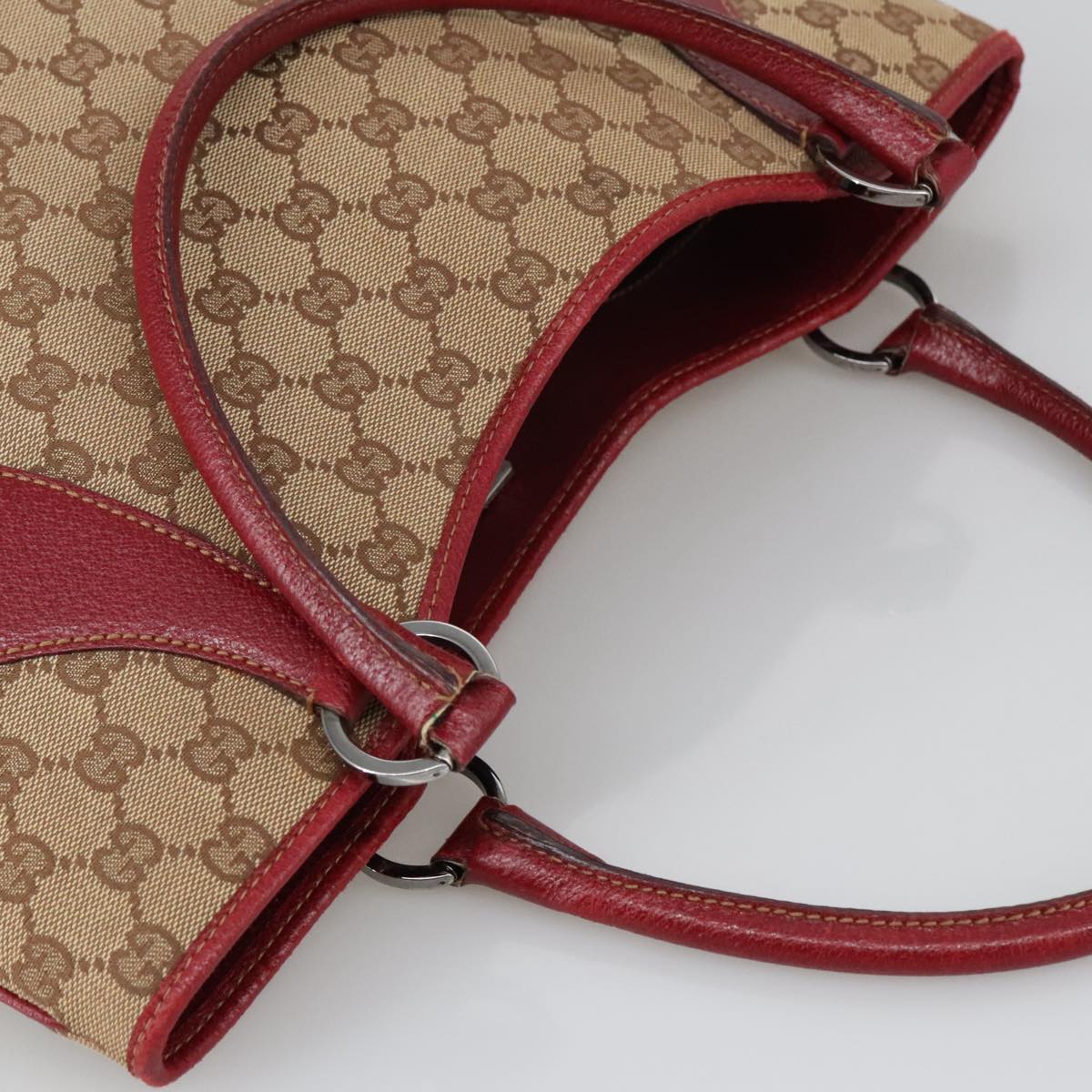 Gucci Beige Canvas Tote Bag