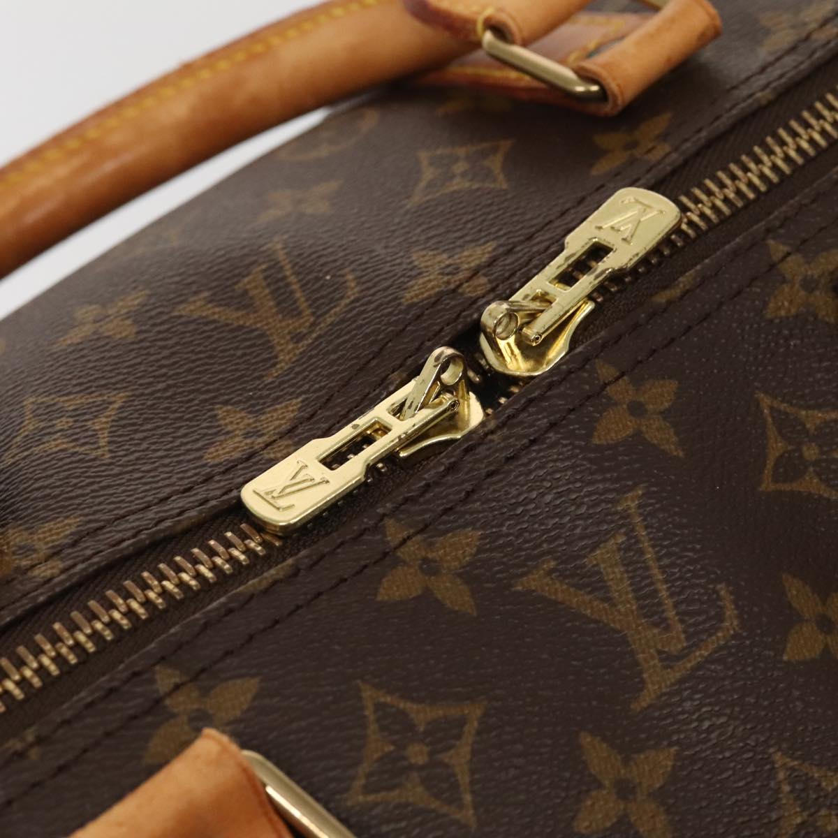 Louis Vuitton Keepall 60 Brown Canvas Travel Bag