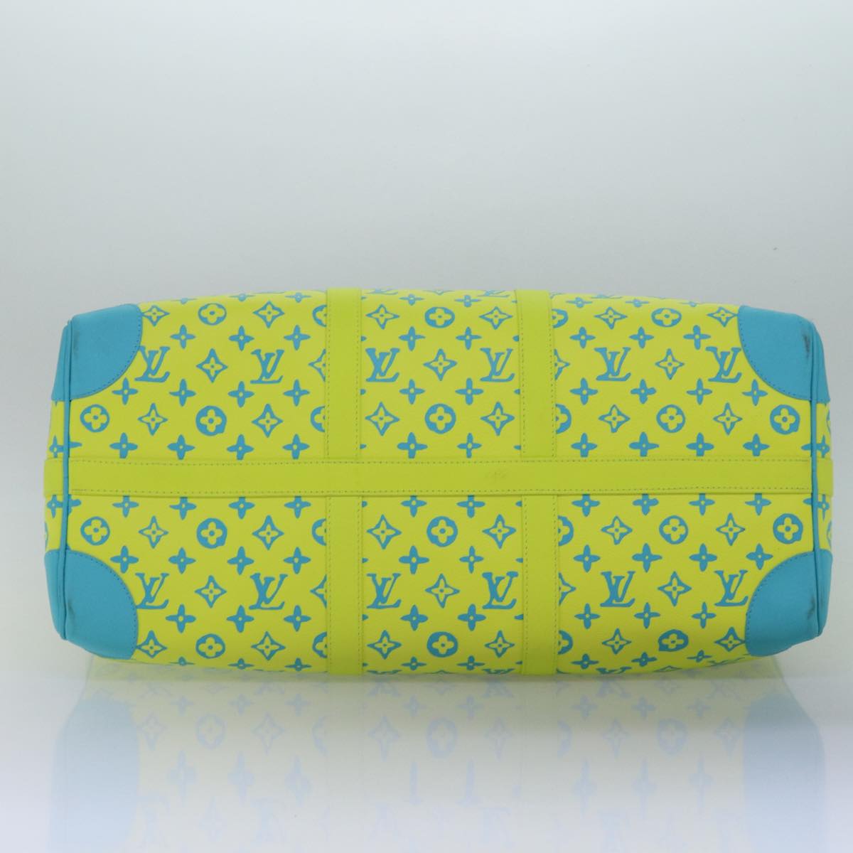 Louis Vuitton Keepall Bandouliere 50 Yellow Canvas Travel Bag