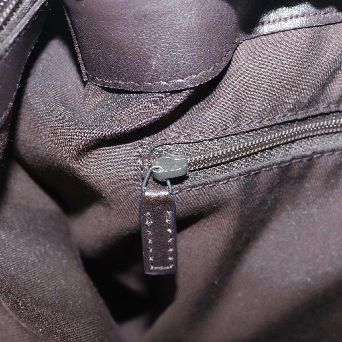Gucci Horsebit Brown Canvas Handbag