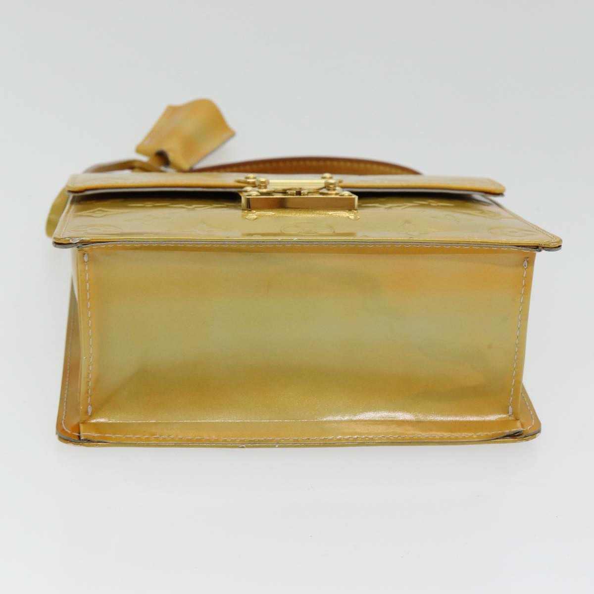 Louis Vuitton Spring Street Yellow Patent Leather Handbag