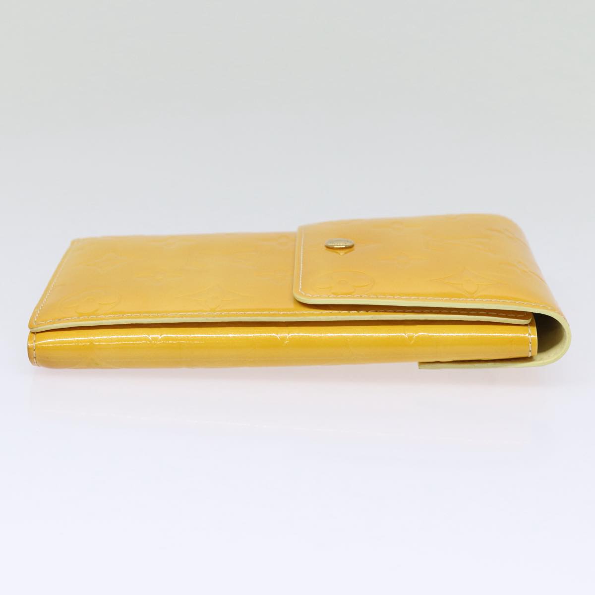 Louis Vuitton Walker Yellow Patent Leather Wallet
