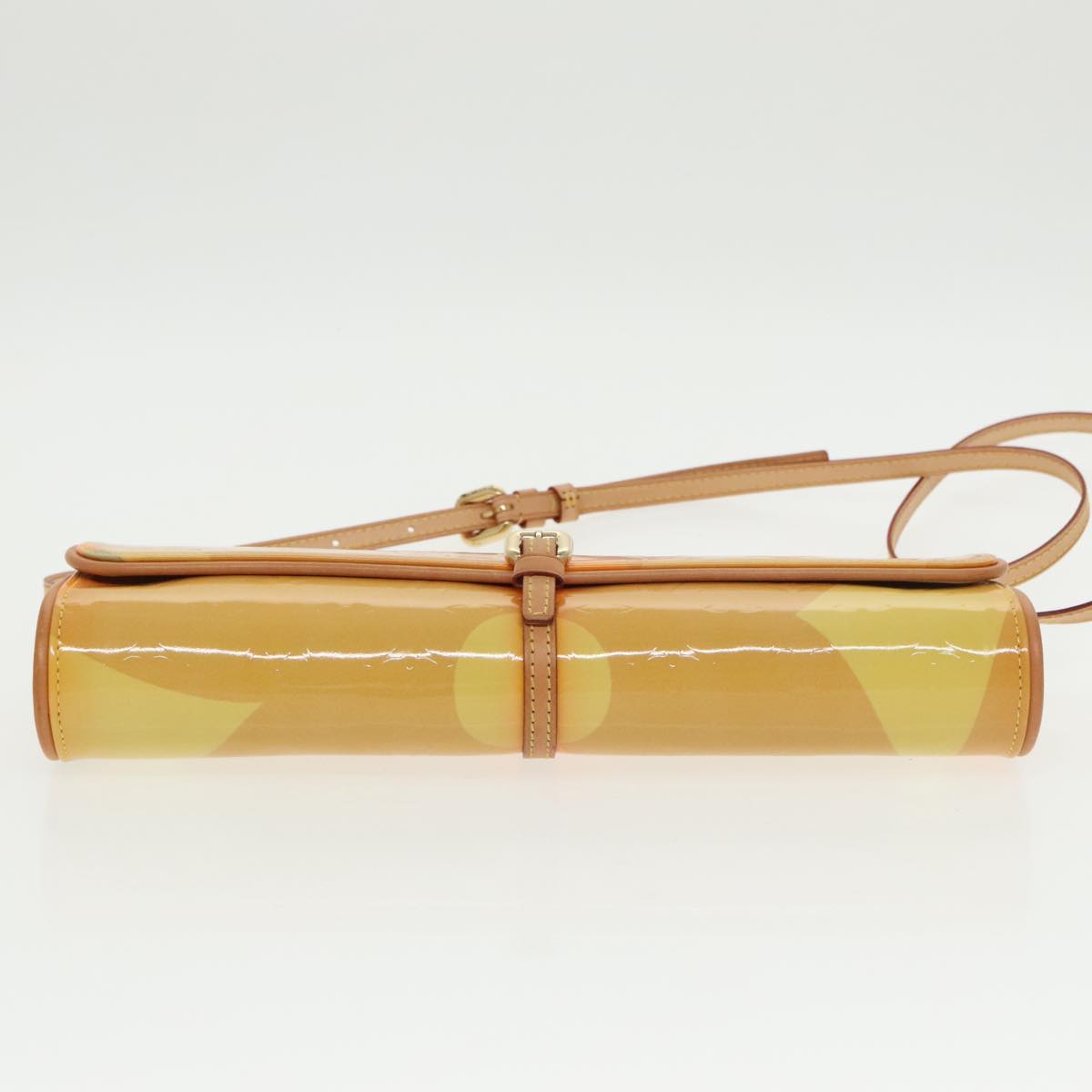 Louis Vuitton Fleur Yellow Patent Leather Shoulder Bag