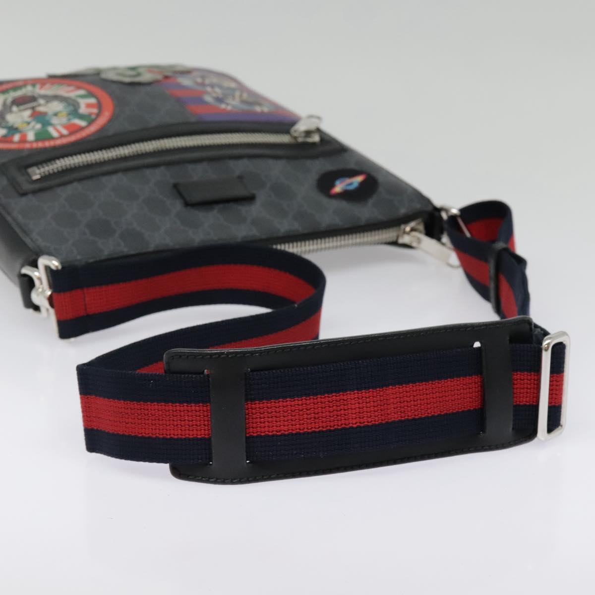 Gucci Jackie Black Canvas Shoulder Bag
