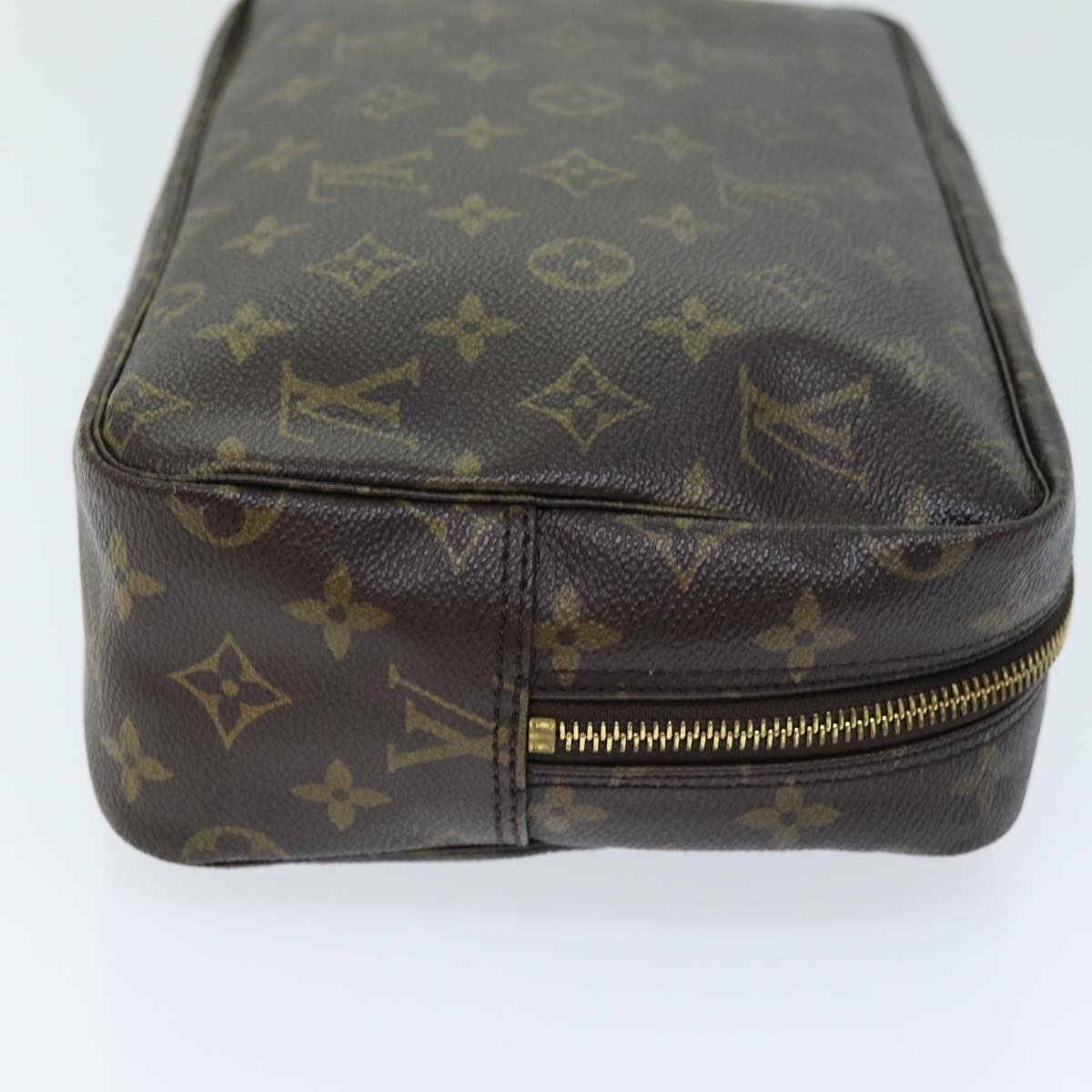 Louis Vuitton Trousse De Toilette Brown Canvas Clutch Bag