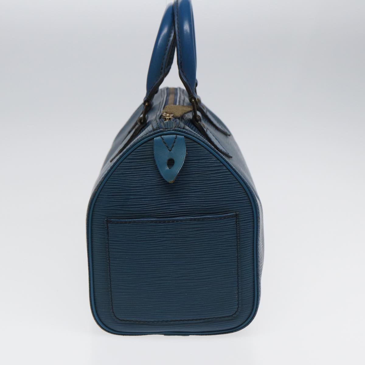Louis Vuitton Speedy 25 Navy Leather Handbag