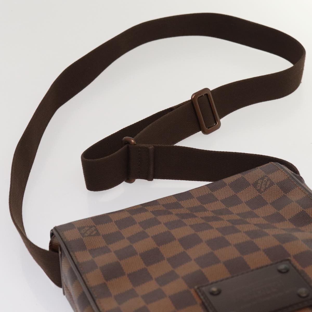 Louis Vuitton Brooklyn Brown Canvas Shoulder Bag