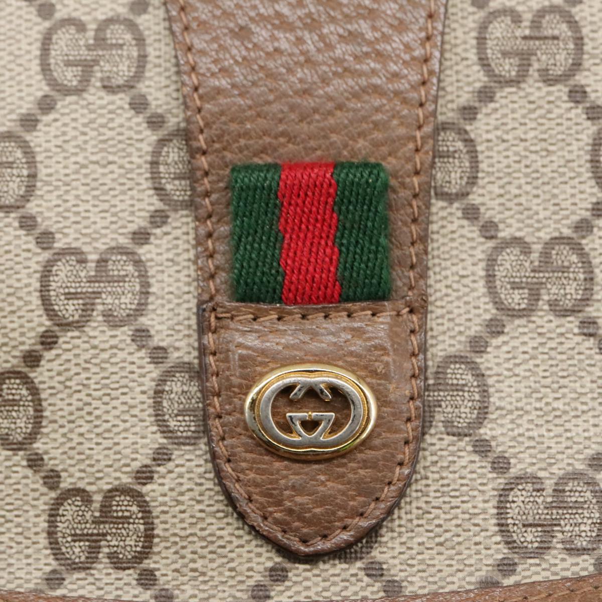 Gucci Sherry Beige Canvas Clutch Bag