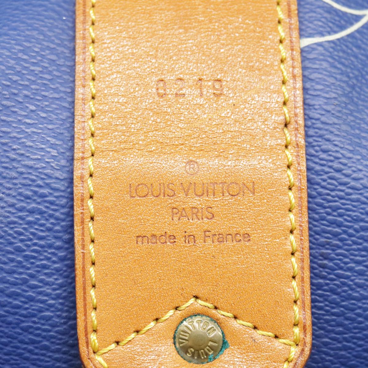 Louis Vuitton Cup Tasman Blue Canvas Shoulder Bag