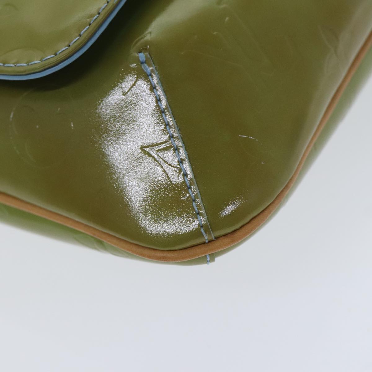 Louis Vuitton Thompson Street Green Patent Leather Shoulder Bag