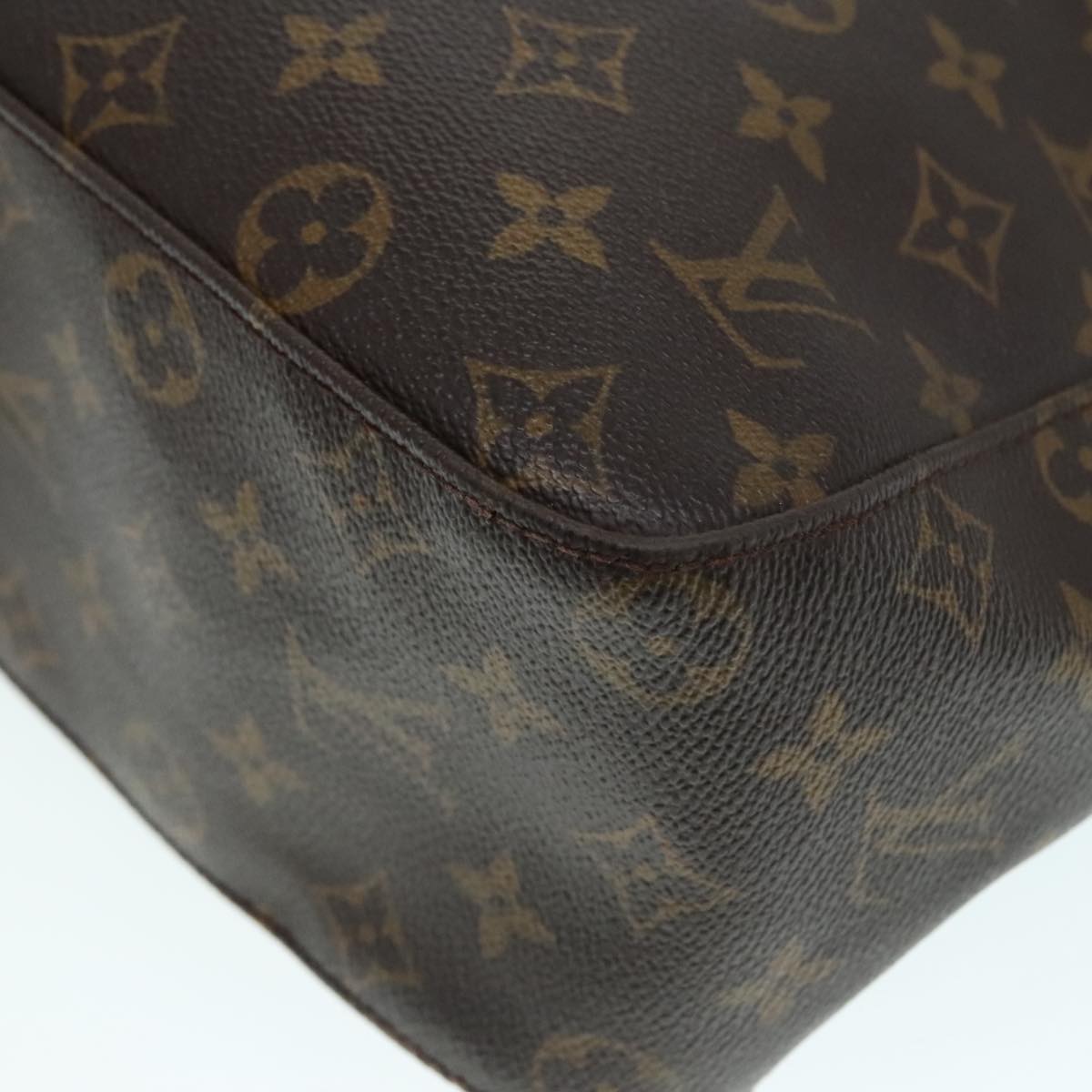 Louis Vuitton Looping Brown Canvas Shoulder Bag
