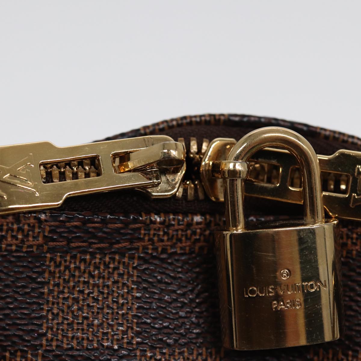 Louis Vuitton Alma Brown Canvas Handbag
