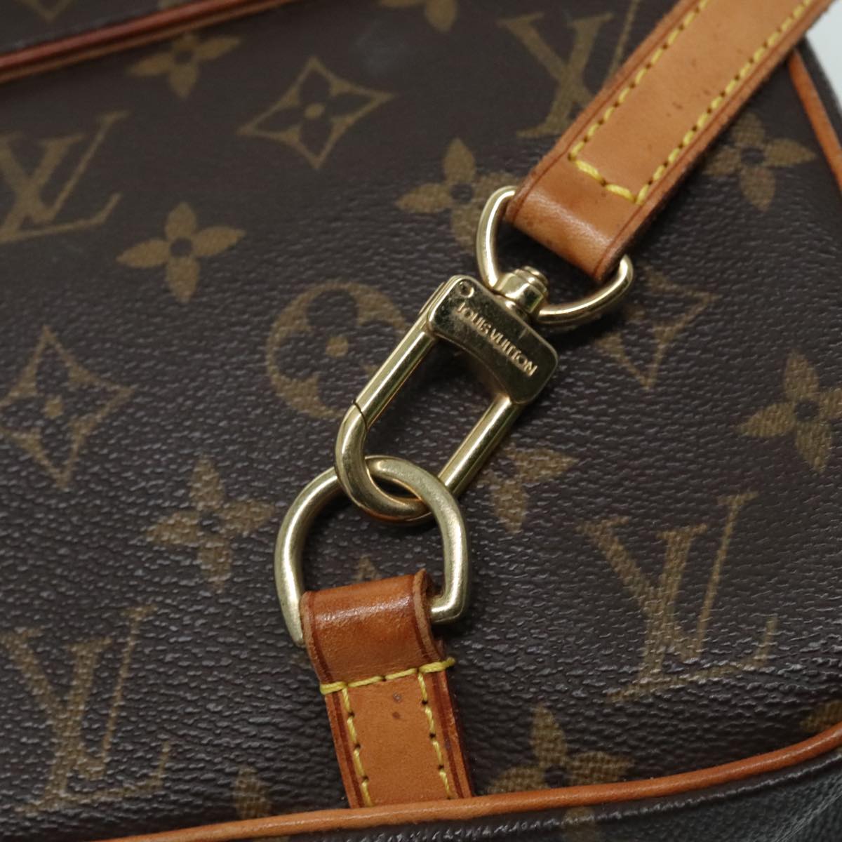 Louis Vuitton Marelle Brown Canvas Backpack Bag