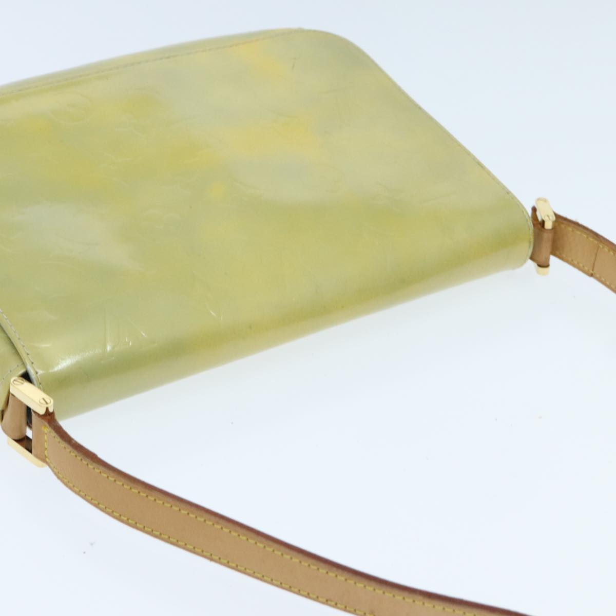 Louis Vuitton Thompson Street Green Patent Leather Shoulder Bag