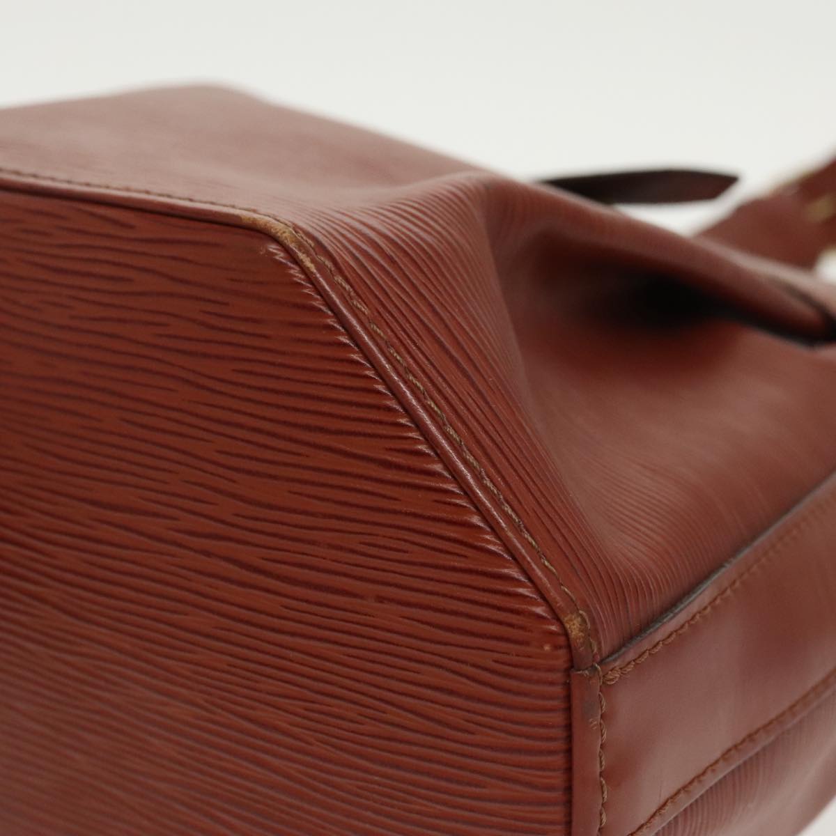 Louis Vuitton Sac D'épaule Brown Leather Shoulder Bag