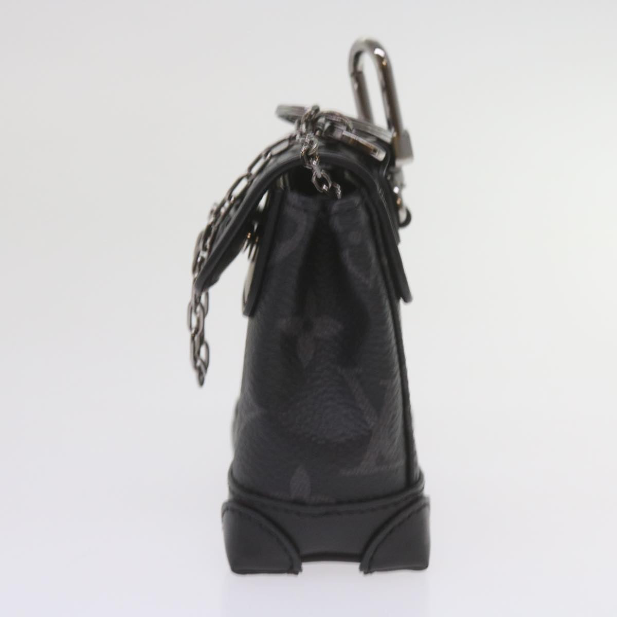 Louis Vuitton Steamer Black Canvas Clutch Bag