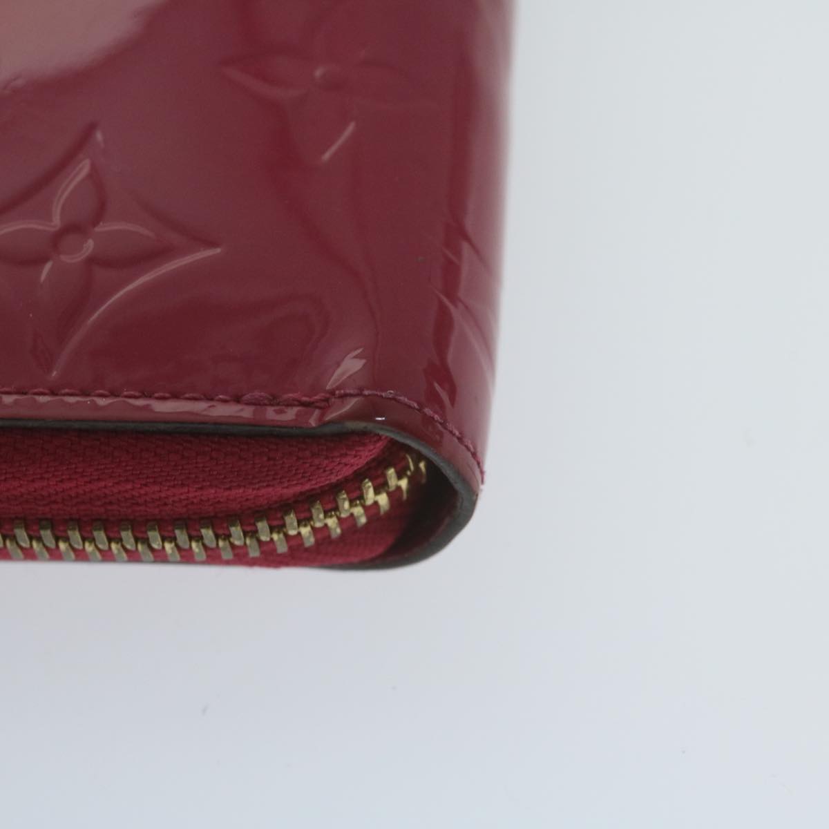 Louis Vuitton Zippy Wallet Pink Patent Leather Wallet