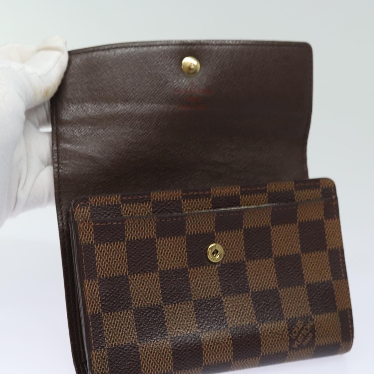 Louis Vuitton Alexandra Brown Canvas Wallet