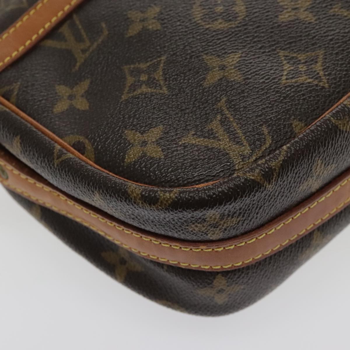 Louis Vuitton Senlis Brown Canvas Shoulder Bag