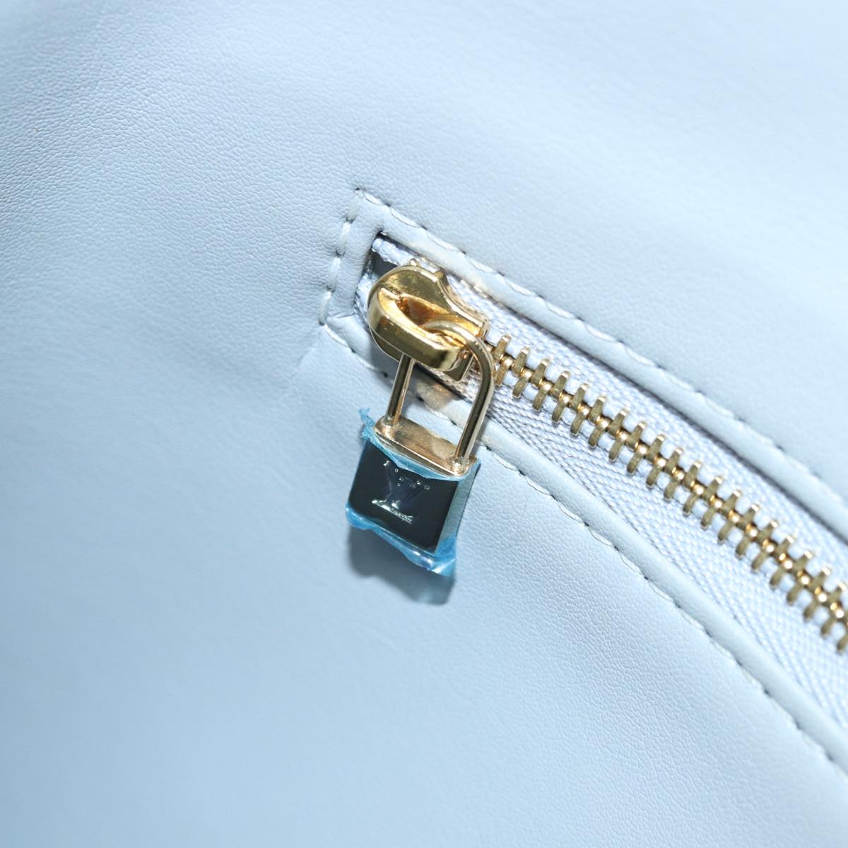 Louis Vuitton Houston Yellow Patent Leather Handbag