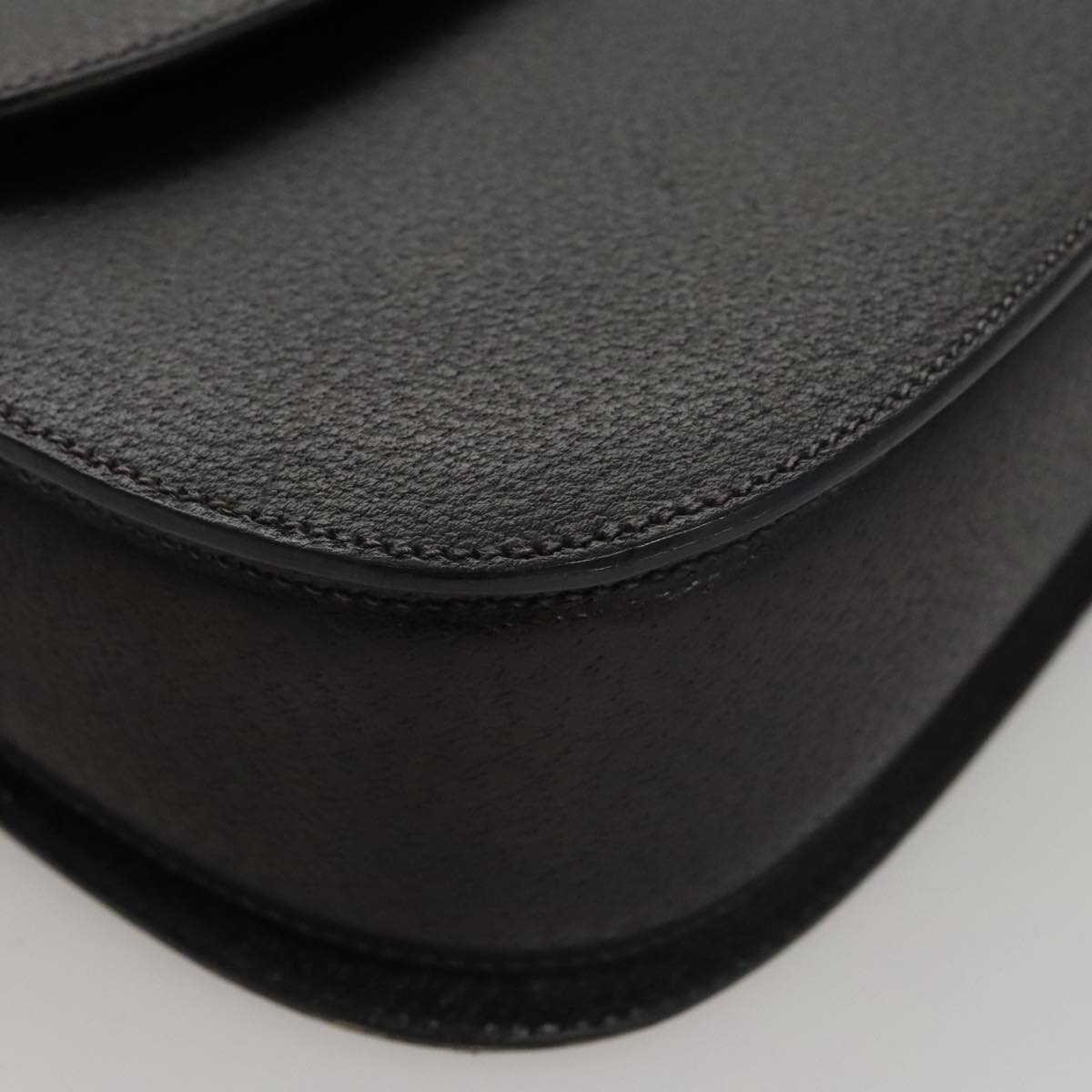 Gucci Bamboo Black Leather Handbag
