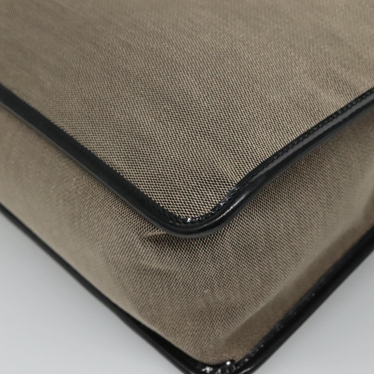 Gucci Grey Canvas Handbag