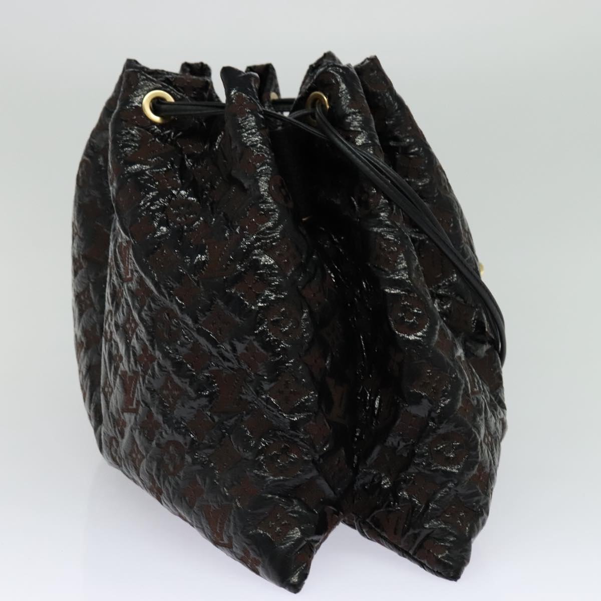 Louis Vuitton Squishy Black Canvas Shoulder Bag