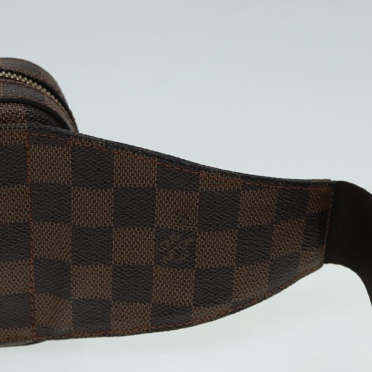 Louis Vuitton Geronimos Brown Canvas Shoulder Bag