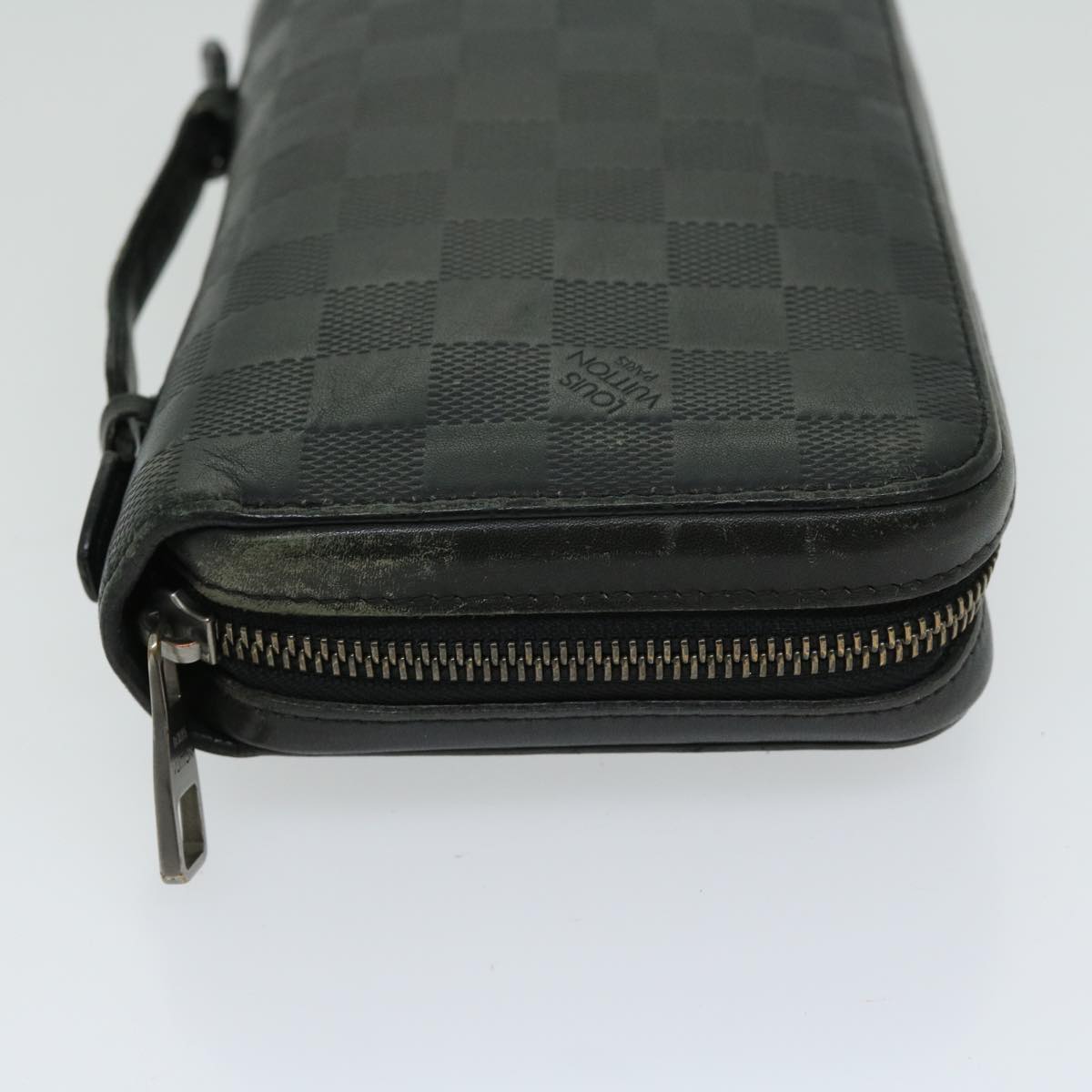 Louis Vuitton Zippy Xl Black Leather Wallet