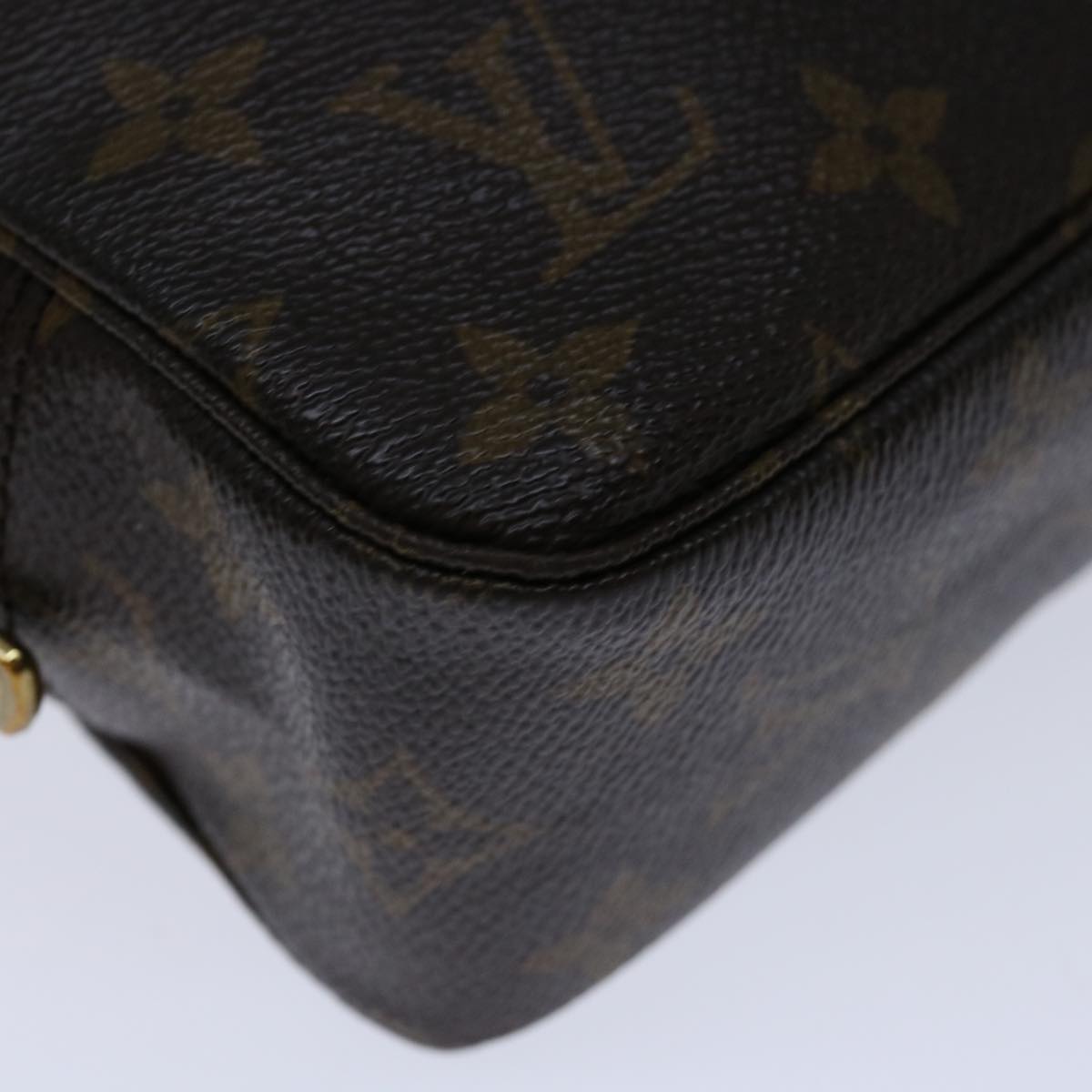Louis Vuitton Trousse De Toilette Brown Canvas Clutch Bag