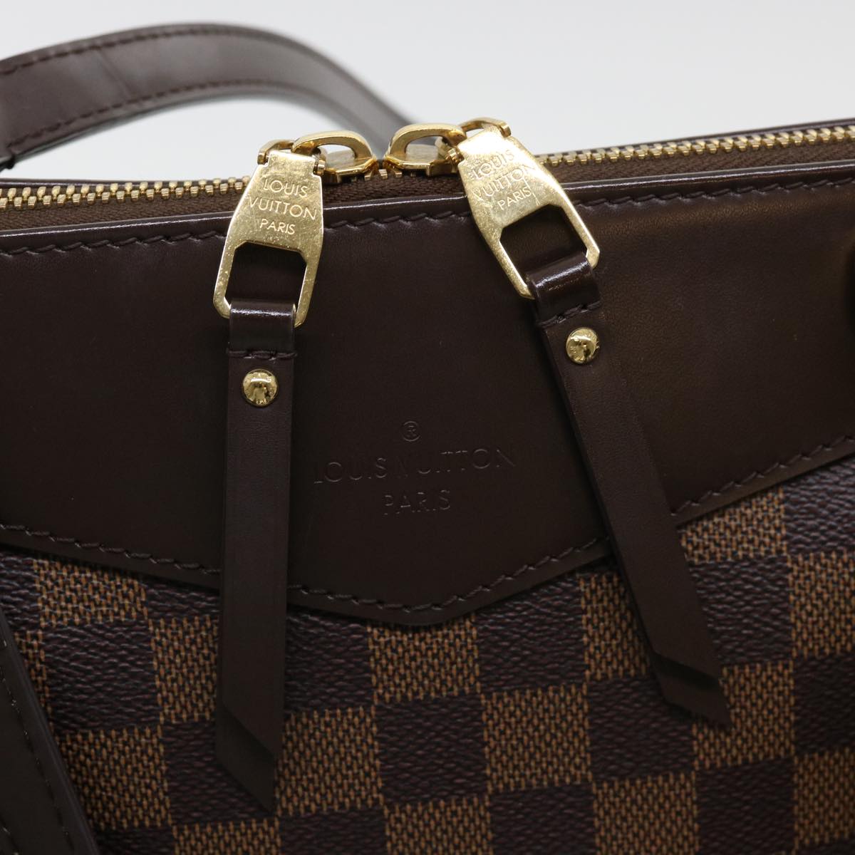 Louis Vuitton Westminster Brown Canvas Tote Bag