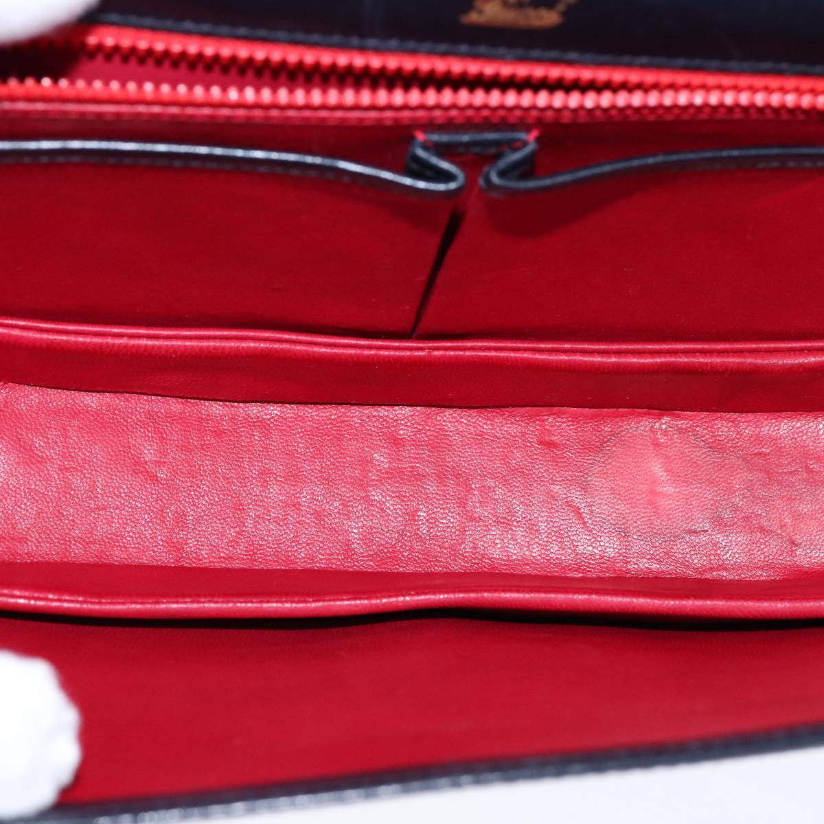 Gucci Horsebit Navy Leather Shoulder Bag
