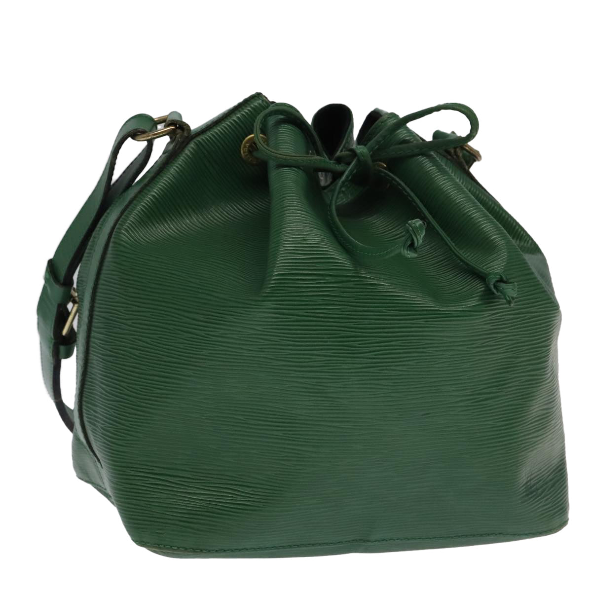 Louis Vuitton Noé Pm Green Leather Shoulder Bag