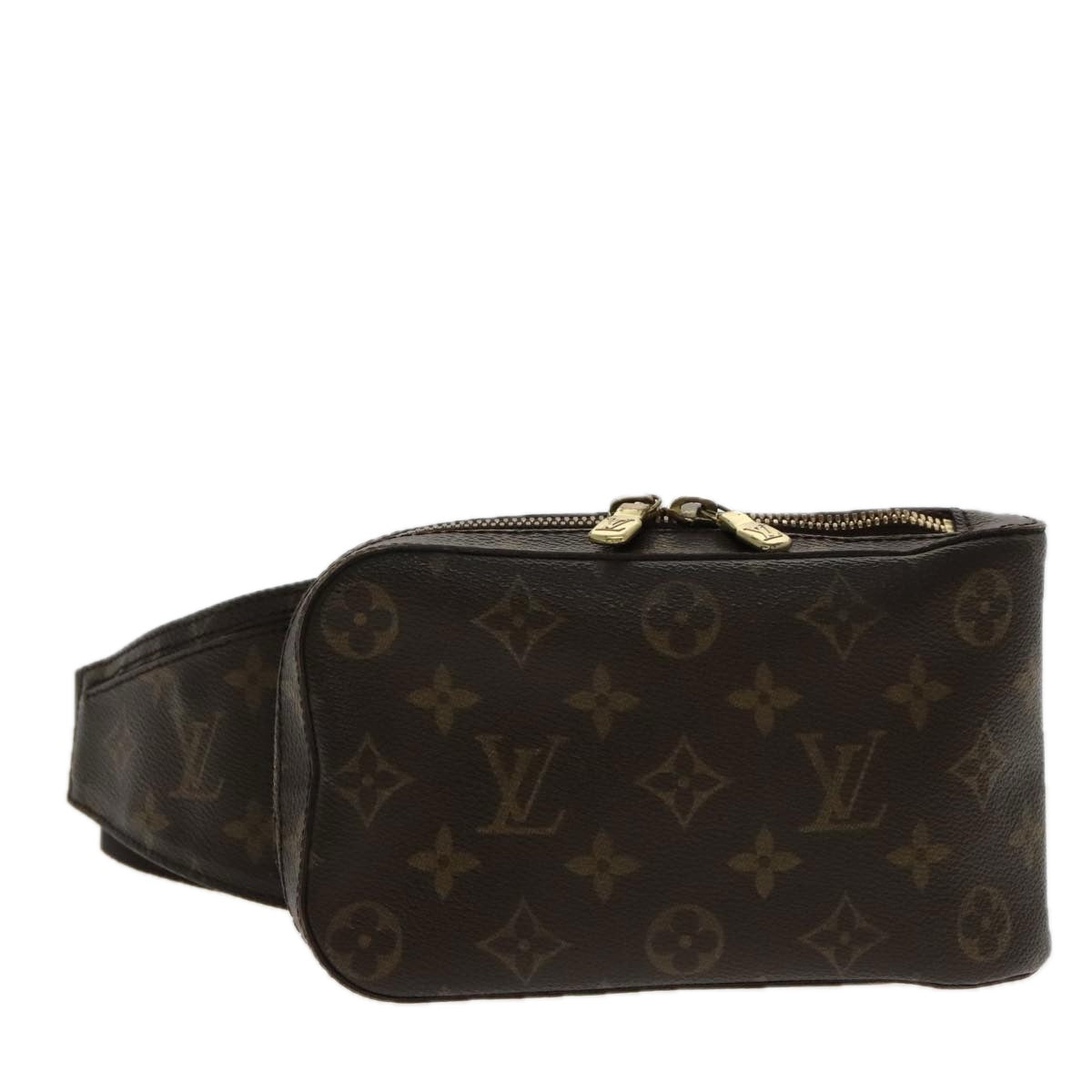 Louis Vuitton Geronimos Brown Canvas Shoulder Bag