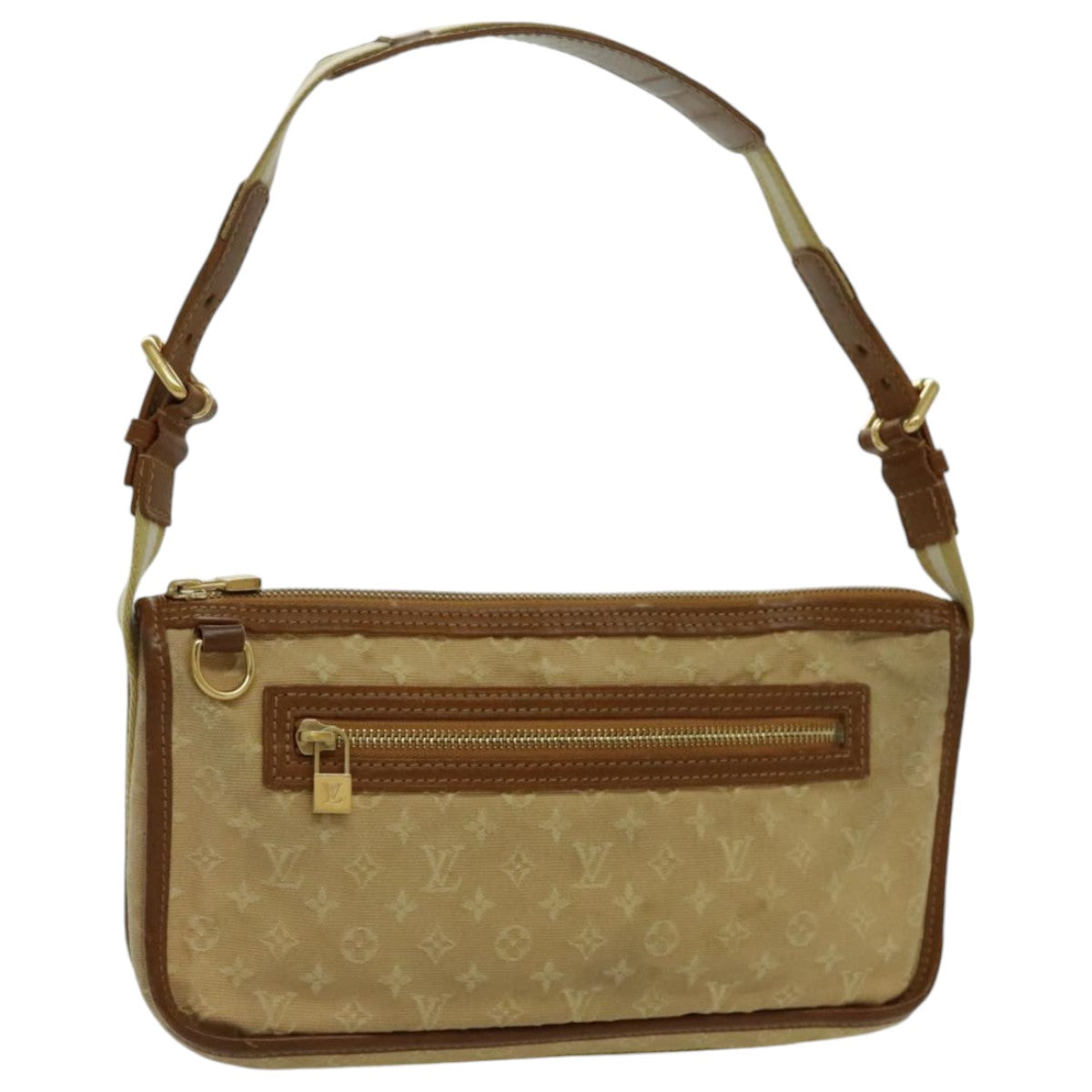 Louis Vuitton Catherine Beige Canvas Shoulder Bag