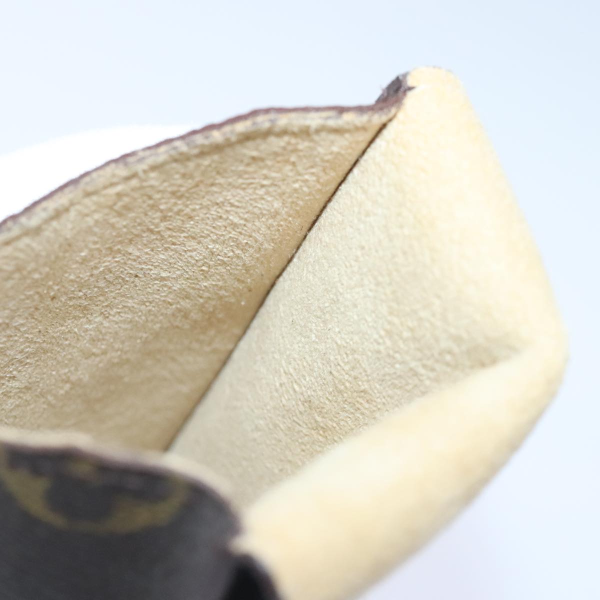 Louis Vuitton Glasses Case Brown Canvas Wallet