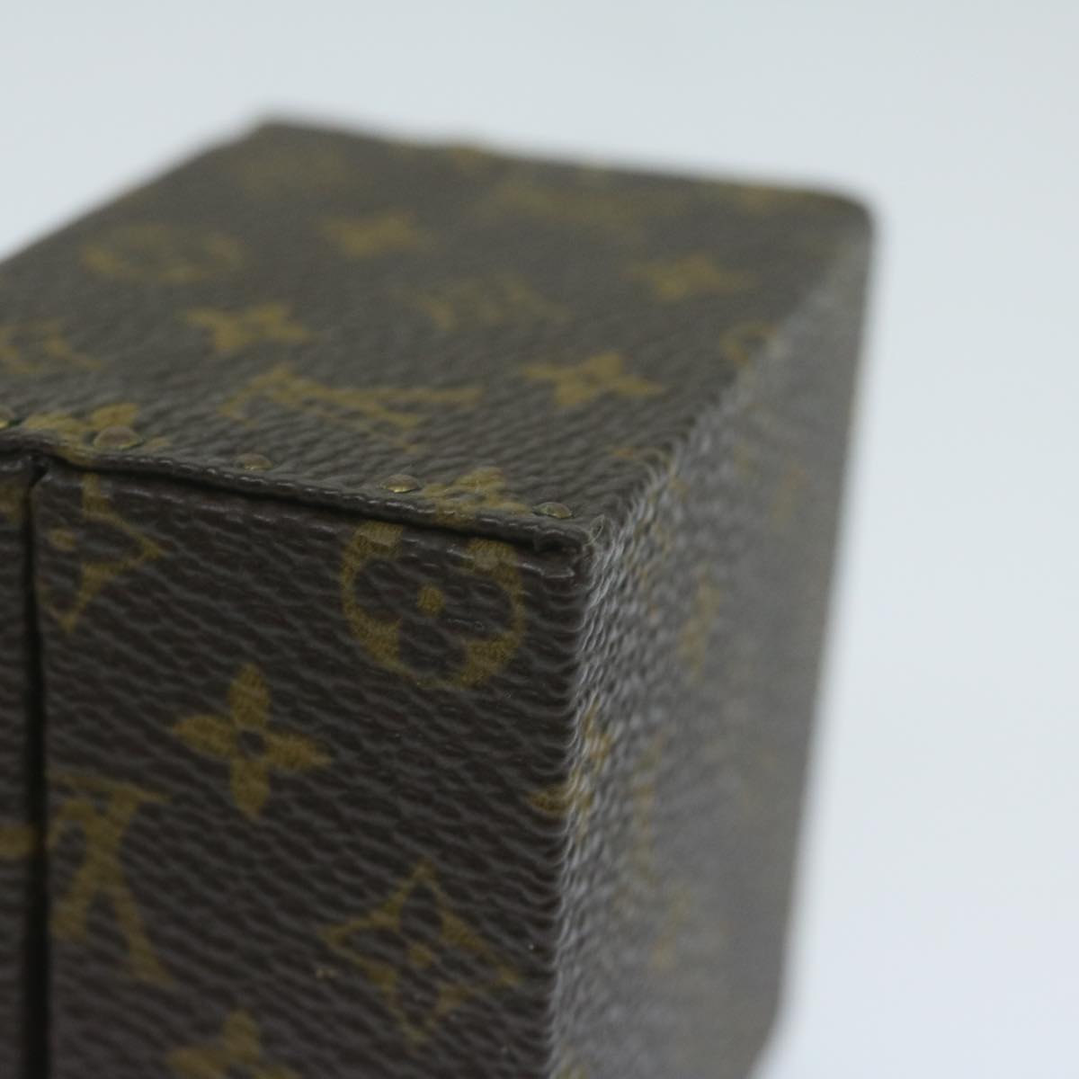 Louis Vuitton Jewelry Case Brown Canvas Jewelleryset Jewelry