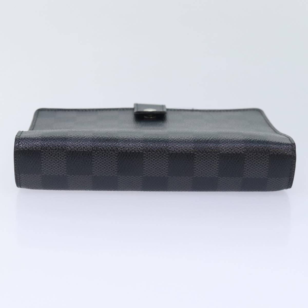 Louis Vuitton Agenda Cover Grey Canvas Wallet