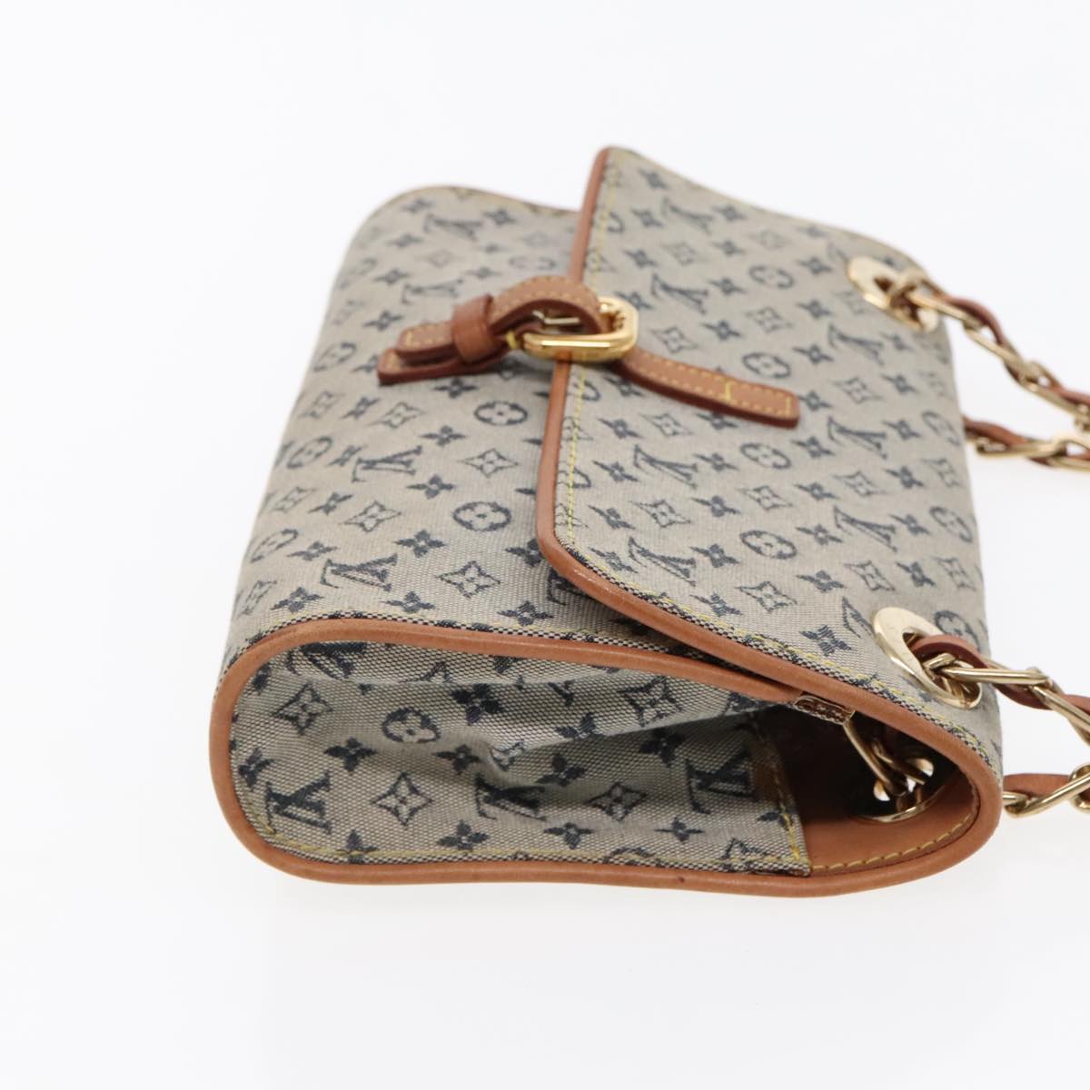 Louis Vuitton Camille Blue Canvas Shoulder Bag