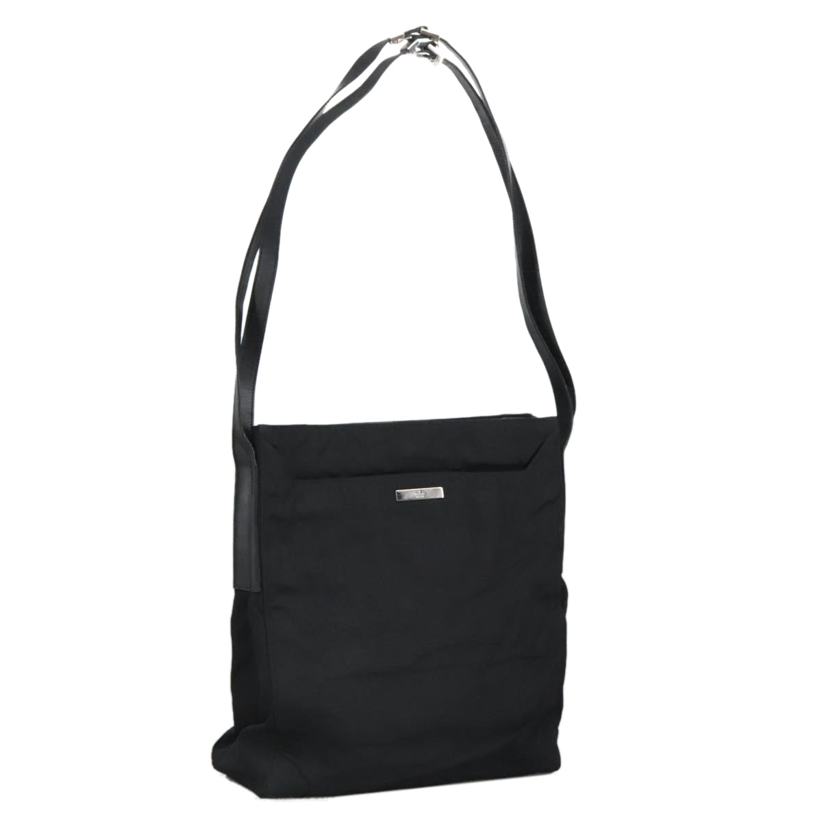 Gucci Black Canvas Shoulder Bag ()