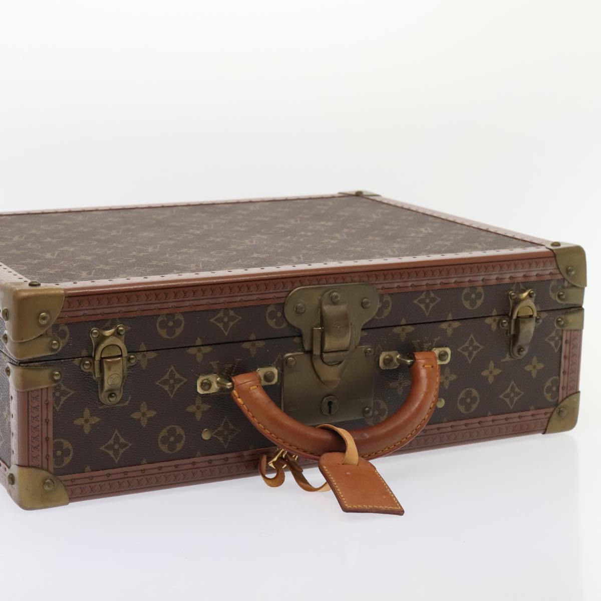 Louis Vuitton Cotteville Brown Canvas Travel Bag