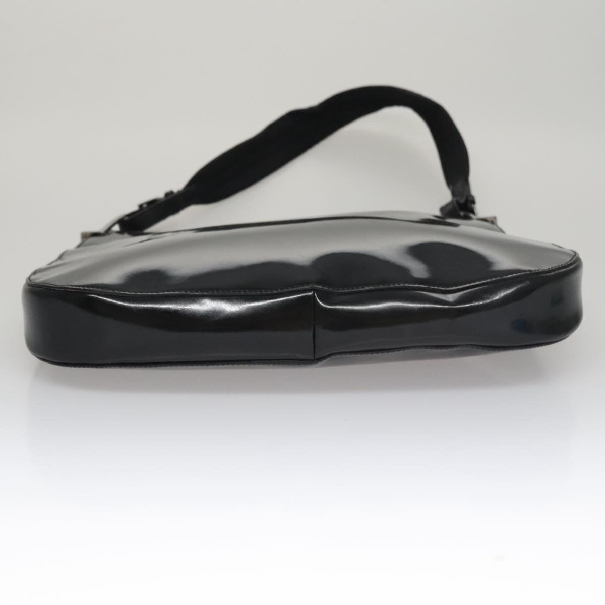 Gucci Black Patent Leather Shoulder Bag