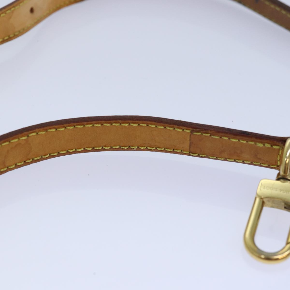 Louis Vuitton Bandoulière De Sac Beige Leather Bag Jewelry