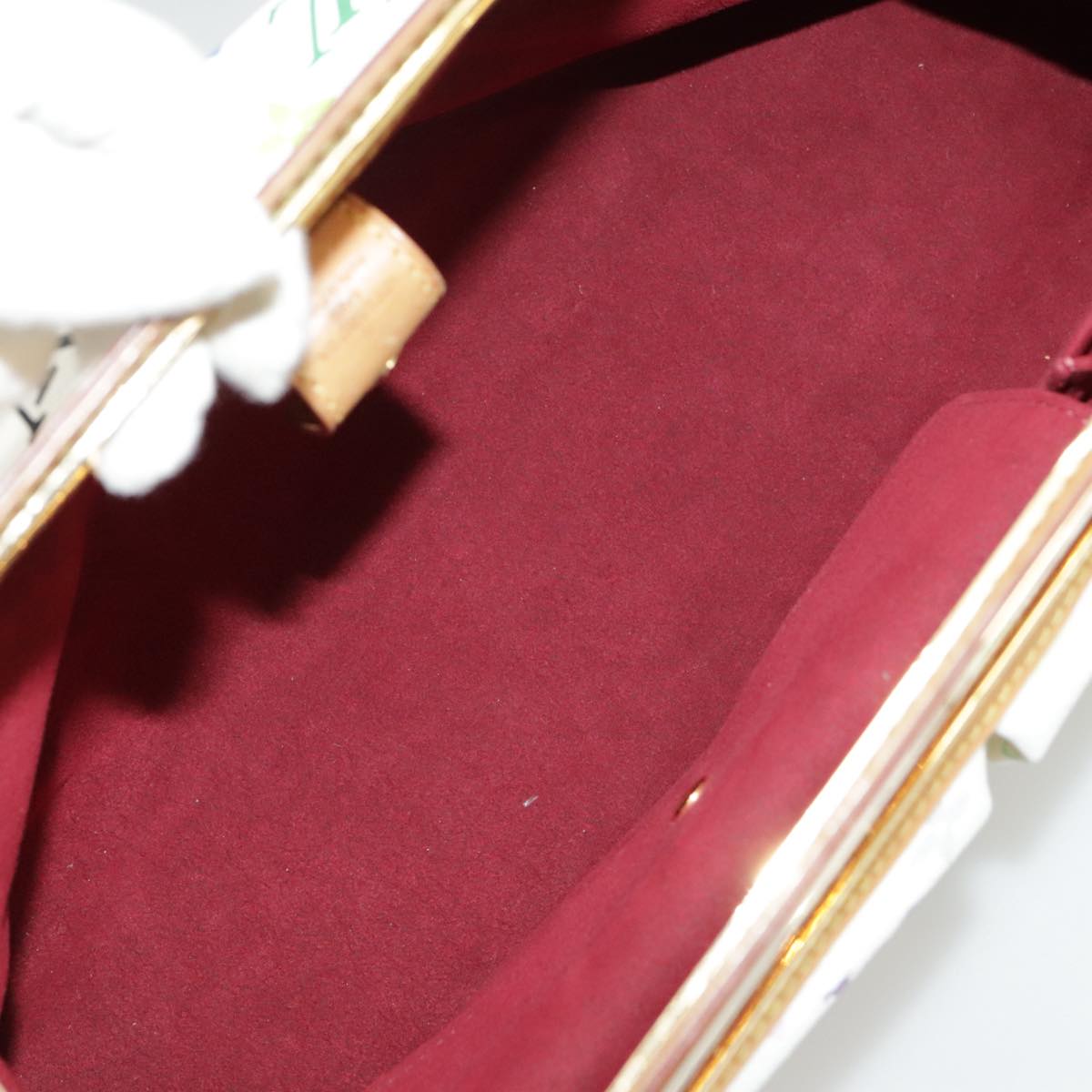 Louis Vuitton Judy White Canvas Shoulder Bag